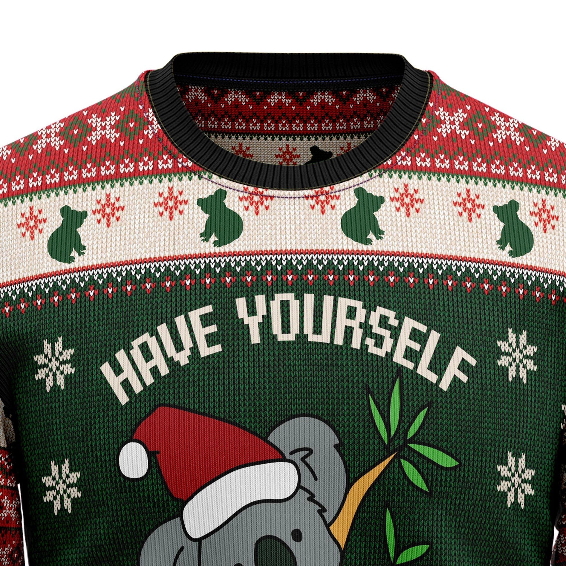 Knitted Ugly Sweater JulesRoche All-Over-Print Holiday Outfit Julesroches