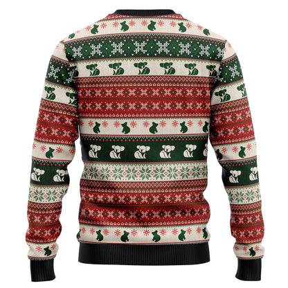 Knitted Ugly Sweater JulesRoche All-Over-Print Holiday Outfit Julesroches