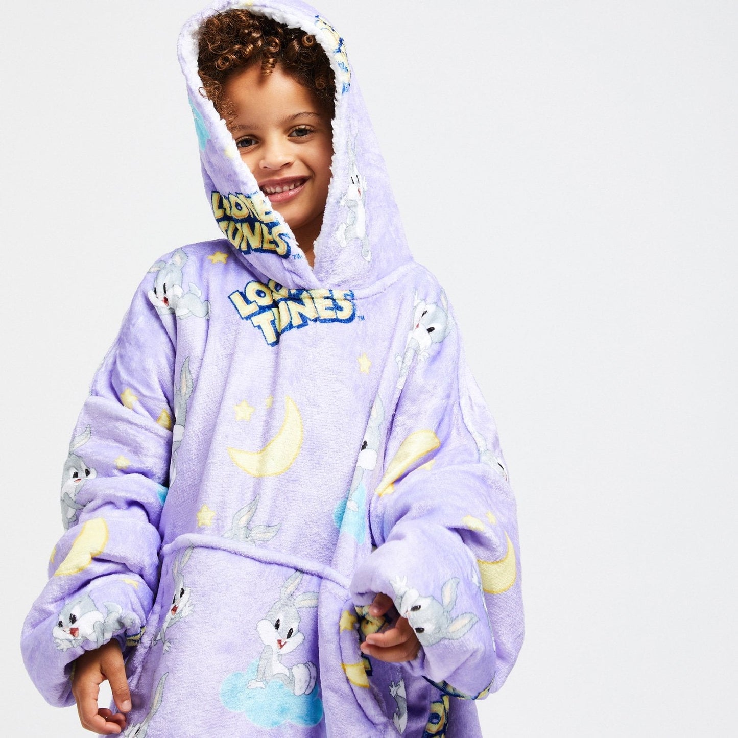 Kids Sherpa Wearable Blanket JulesRoche Oversized Hoodie