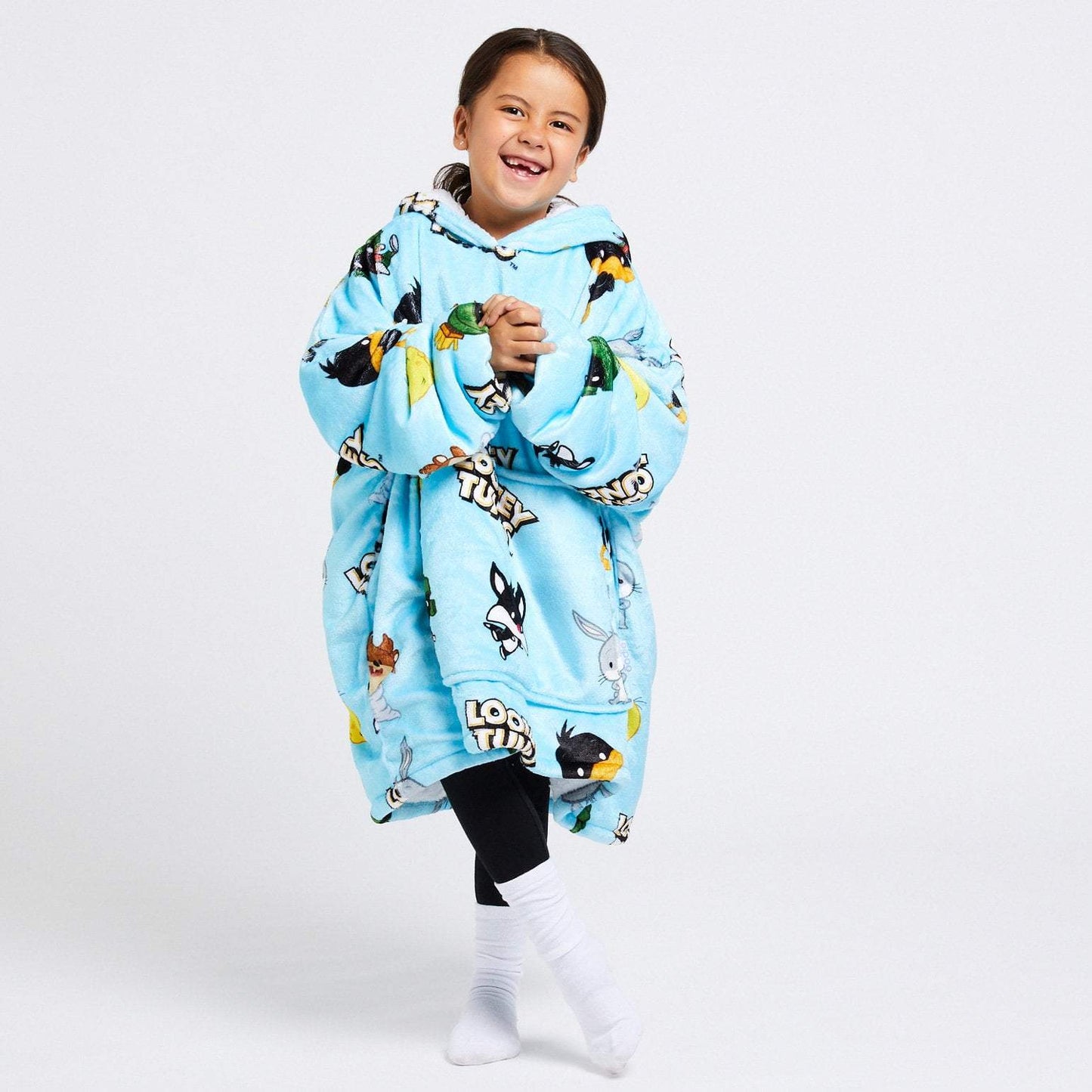 Hooded Blanket JulesRoche Kids Sherpa Fleece Wearable Blanket