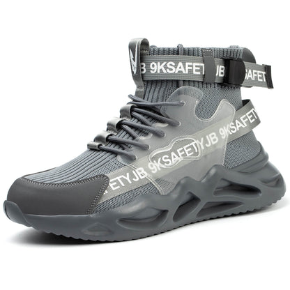 Lightweight Safety Shoes JulesRoche Widened EU Steel Toe High-Top Design