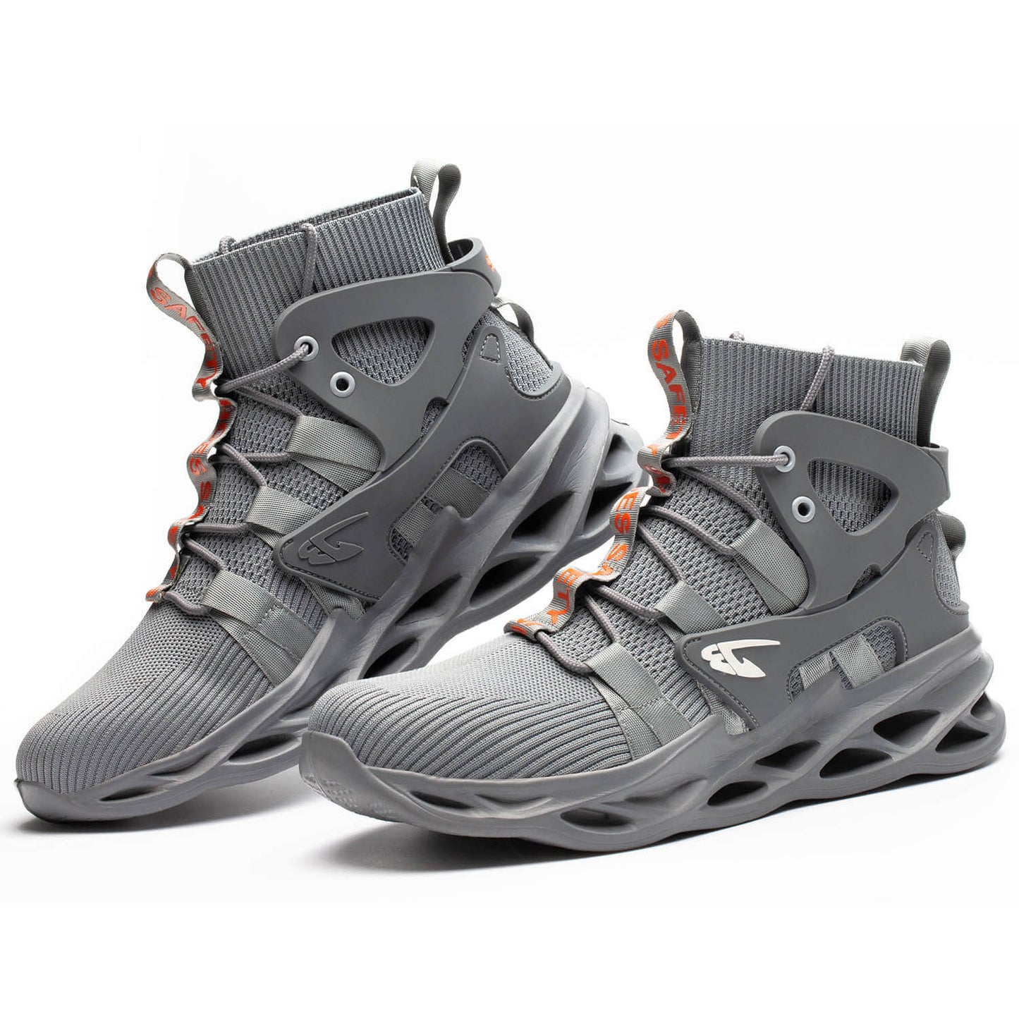 High-Top Safety Shoes JulesRoche Lightweight Steel Toe Sneakers