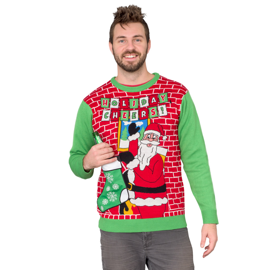 Men's Christmas Sweater JulesRoche Funny Holiday Design Julesroches