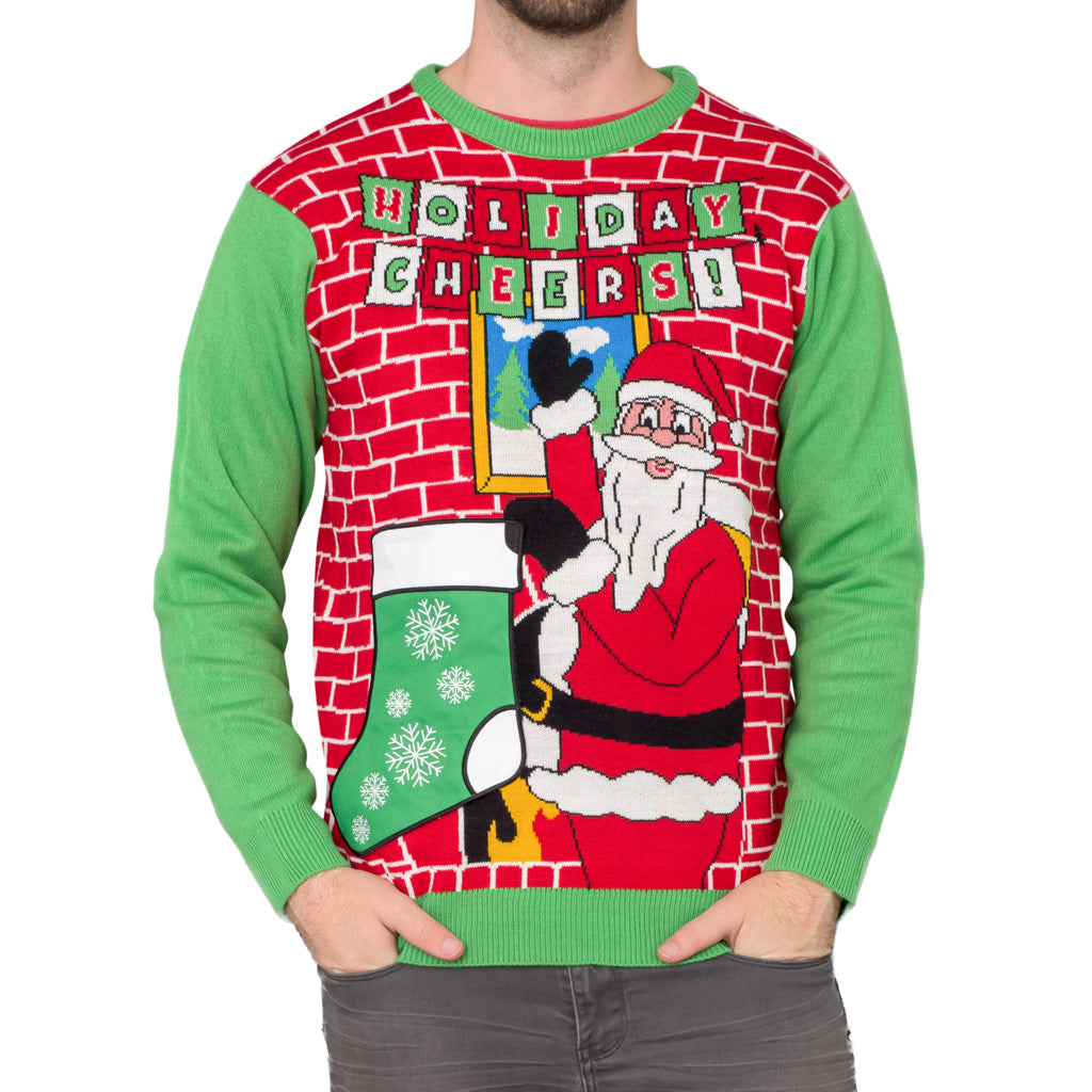 Men's Christmas Sweater JulesRoche Funny Holiday Design Julesroches