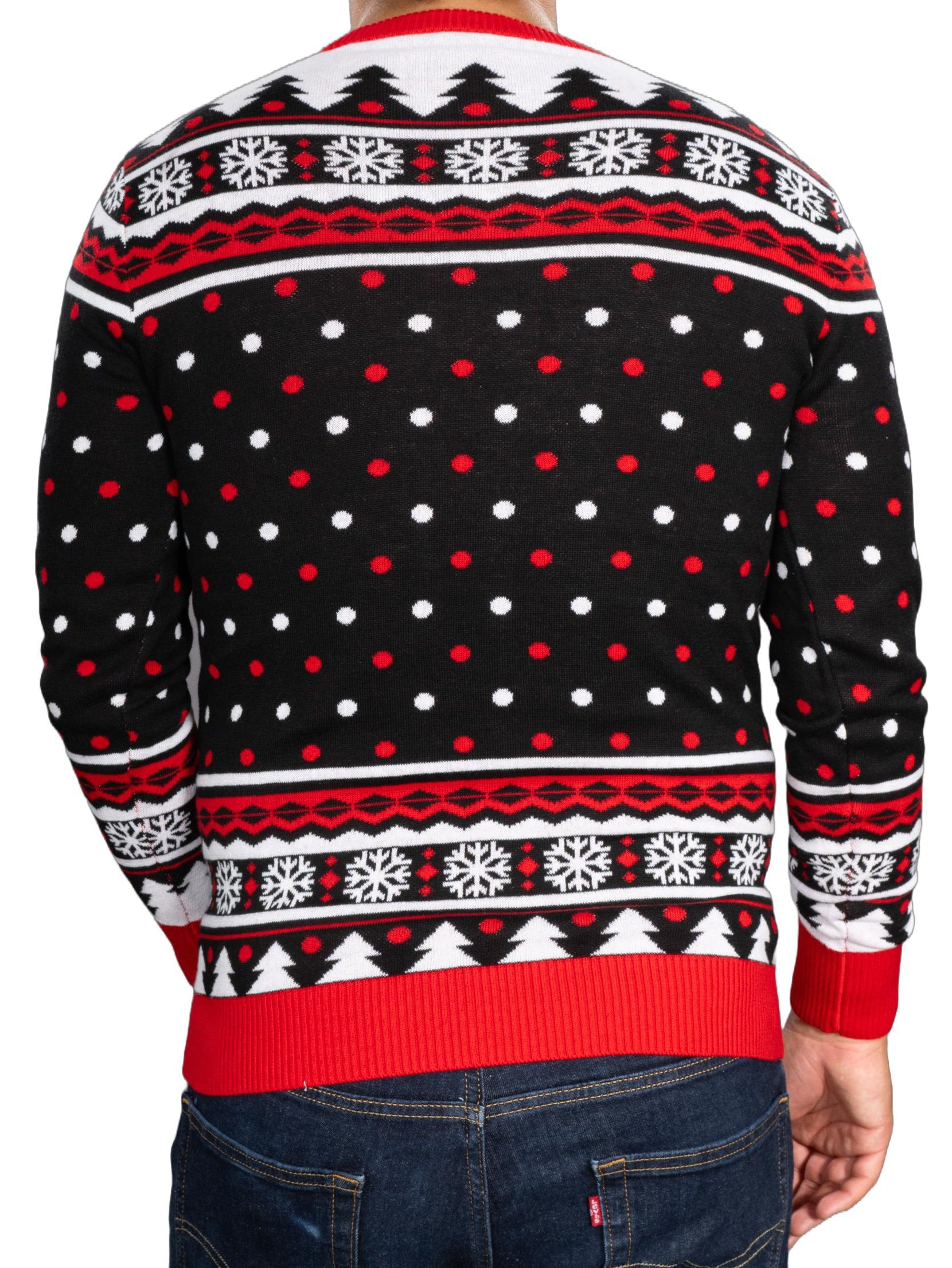 Men's Ugly Christmas Sweater JulesRoche Funny Boxer Knitted Julesroches