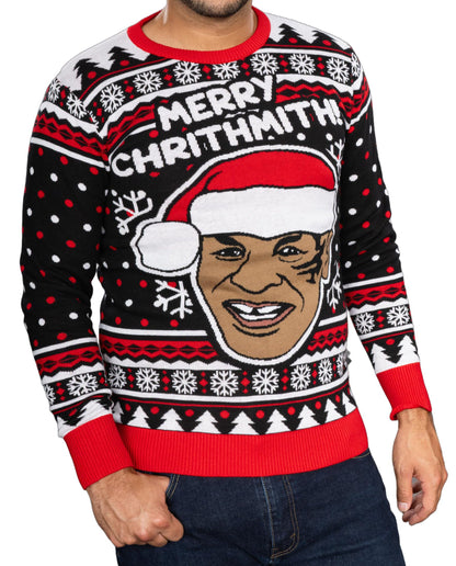 Men's Ugly Christmas Sweater JulesRoche Funny Boxer Knitted Julesroches