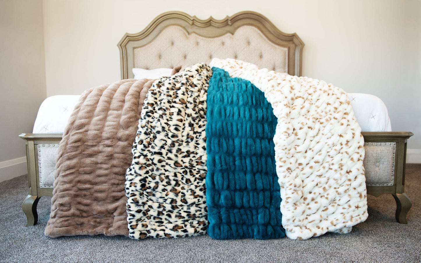 Leopard Print Blanket JulesRoche Soft Polyester Hugs Leo