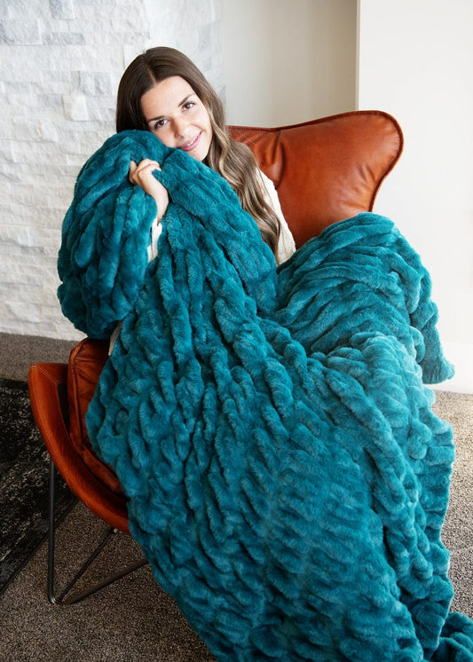 Cozy Blanket JulesRoche Ultra-Soft Deep Lake Hugs