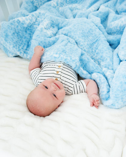 Animal Print Blanket JulesRoche Plush Minky Cheetah Pattern