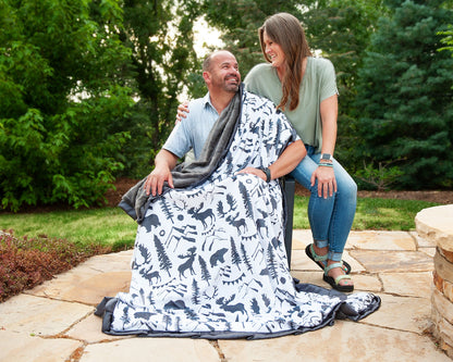 Minky Blanket JulesRoche Animal Prints Mid-Weight Outdoor