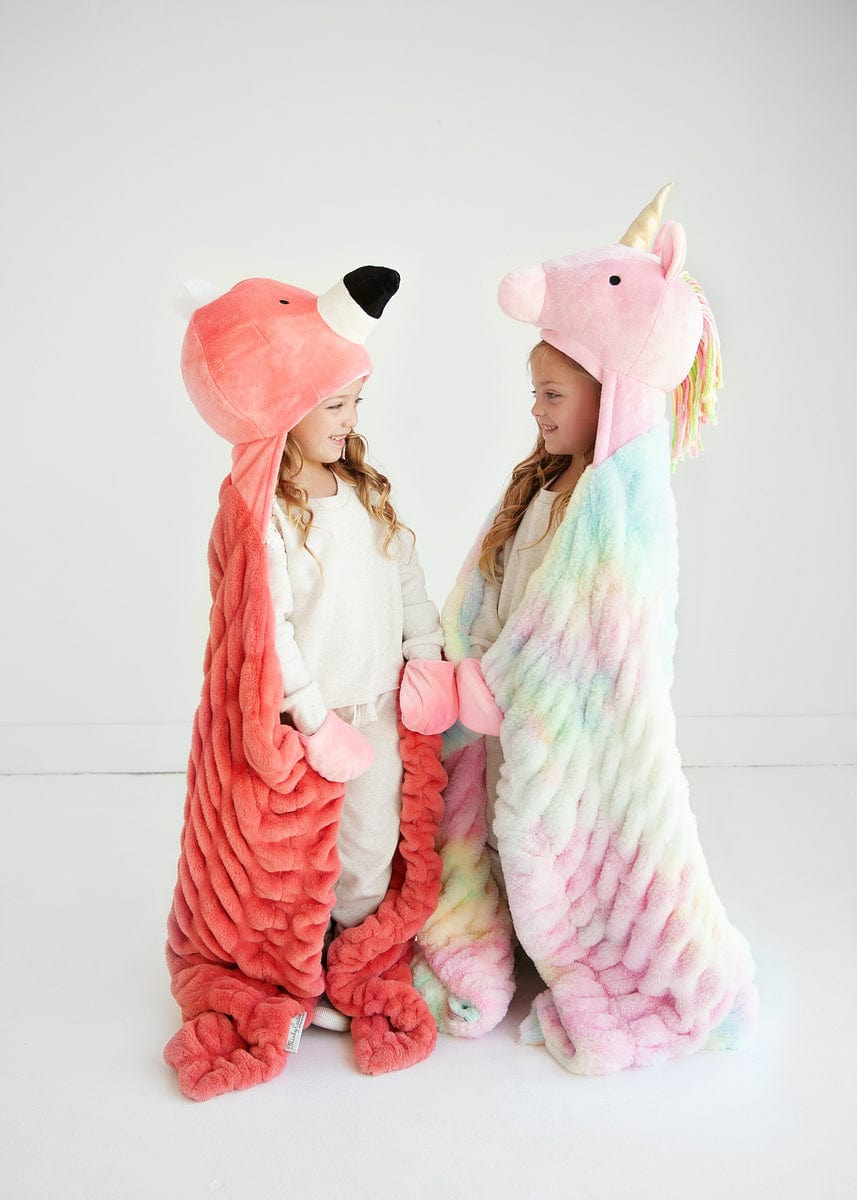 Hooded Unicorn Blanket JulesRoche Enchanting 35x50"