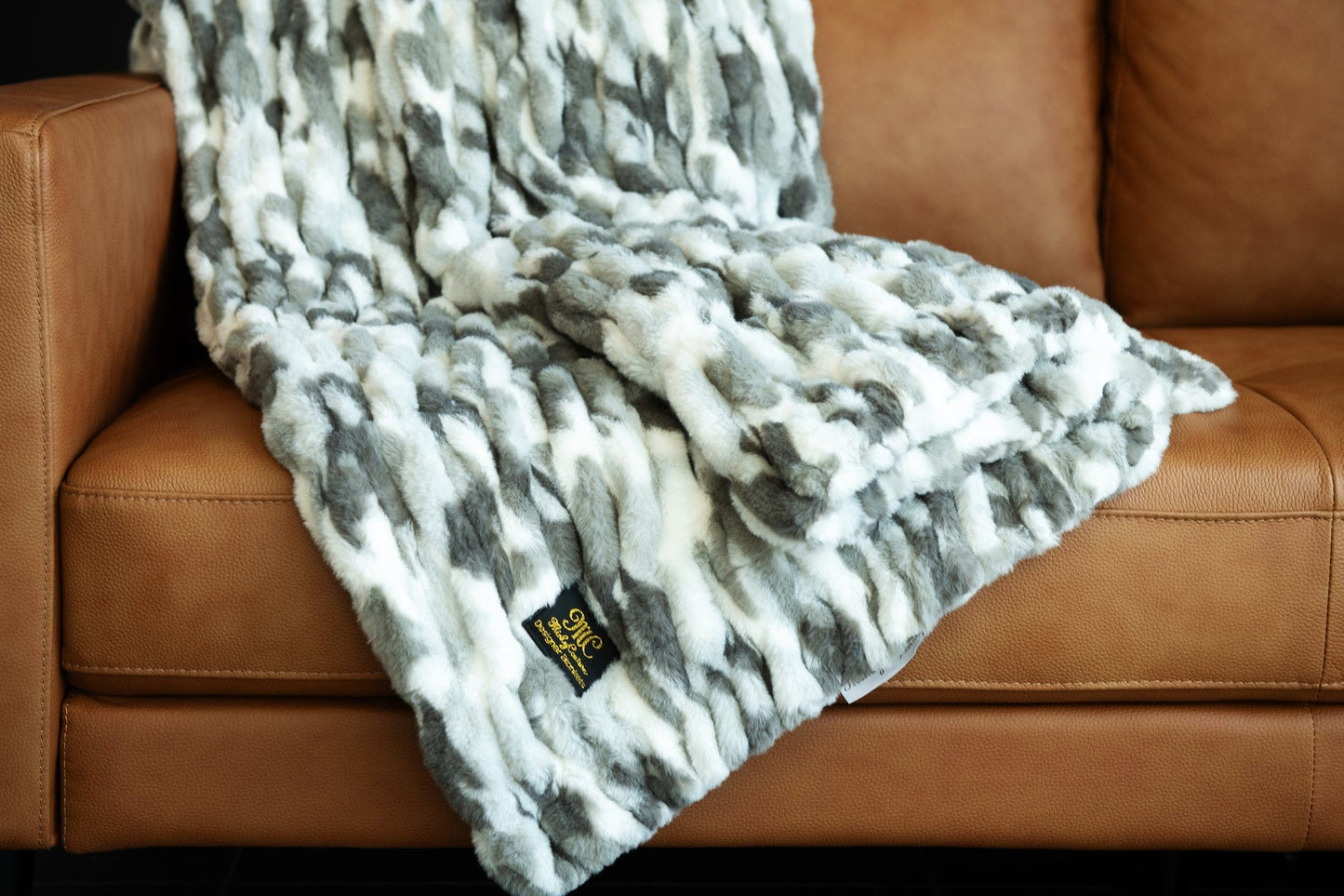 Gray Blanket JulesRoche Soft Camo Pattern Variety Sizes