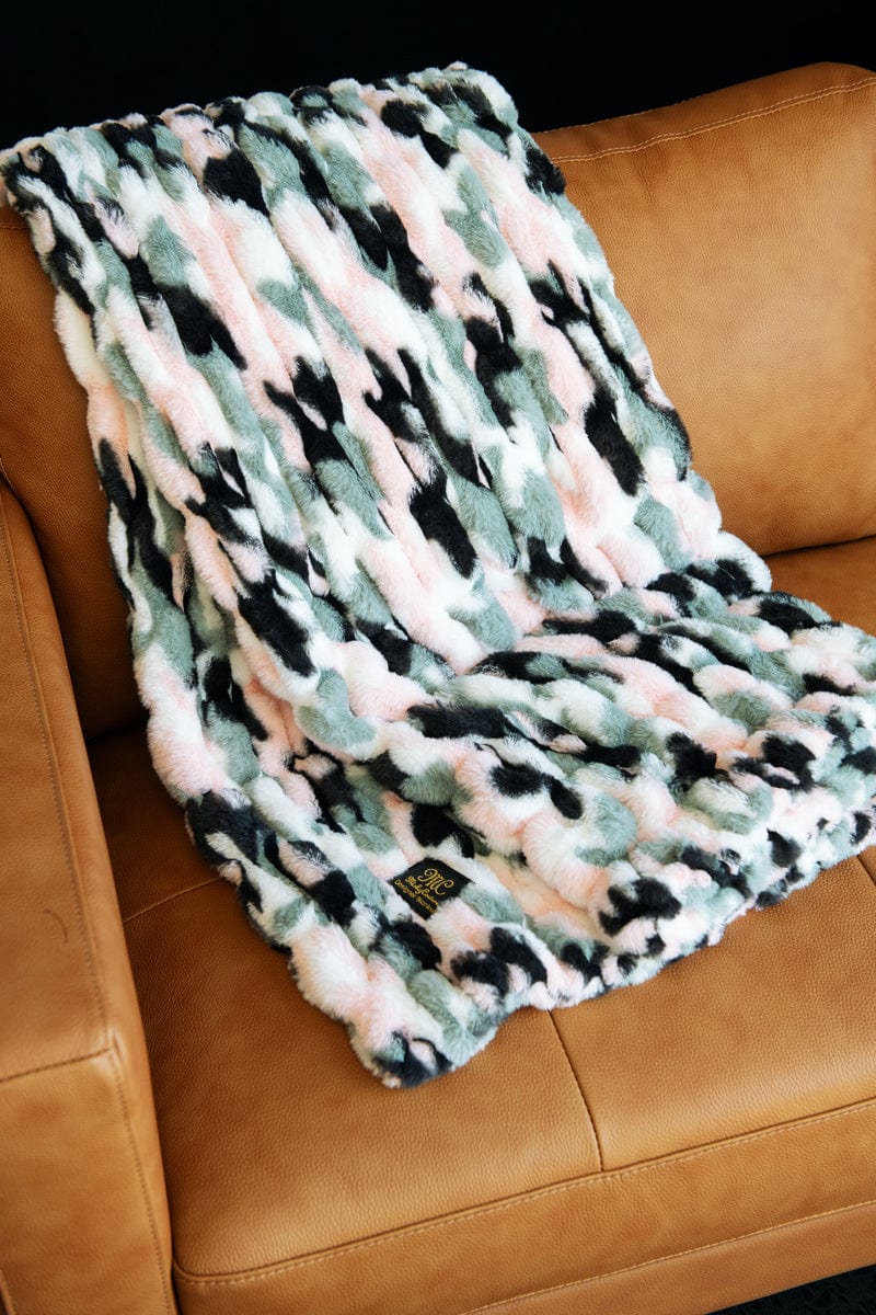 Snuggle Blanket JulesRoche Pink Camo Soft and Stretchy