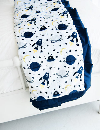 Infant Minky Blanket JulesRoche Space Station Design