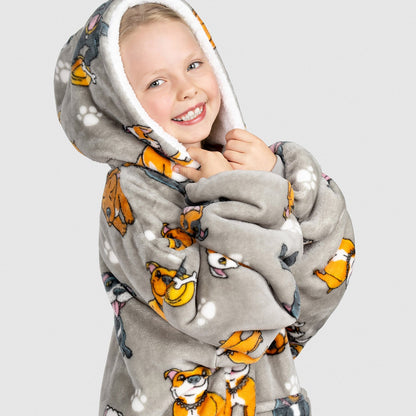 Wearable Blanket JulesRoche Kids Sherpa Fleece Cozy Wear