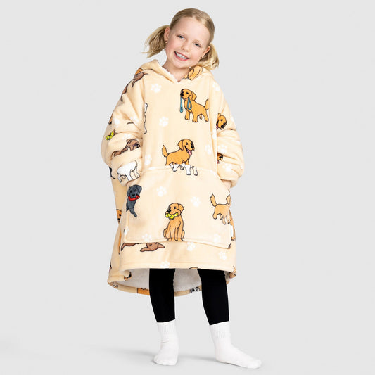 Kids Hooded Blanket JulesRoche Sherpa Fleece Oversized Hoodie