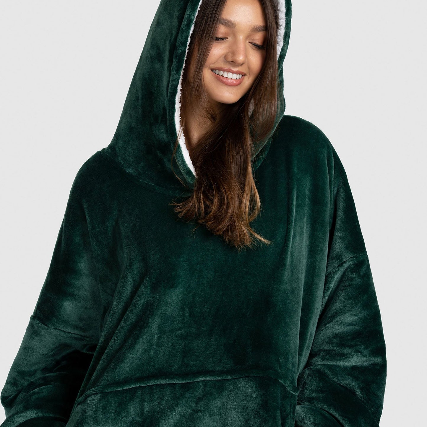 Wearable Blanket JulesRoche Oversized Hoodie Sherpa Fleece