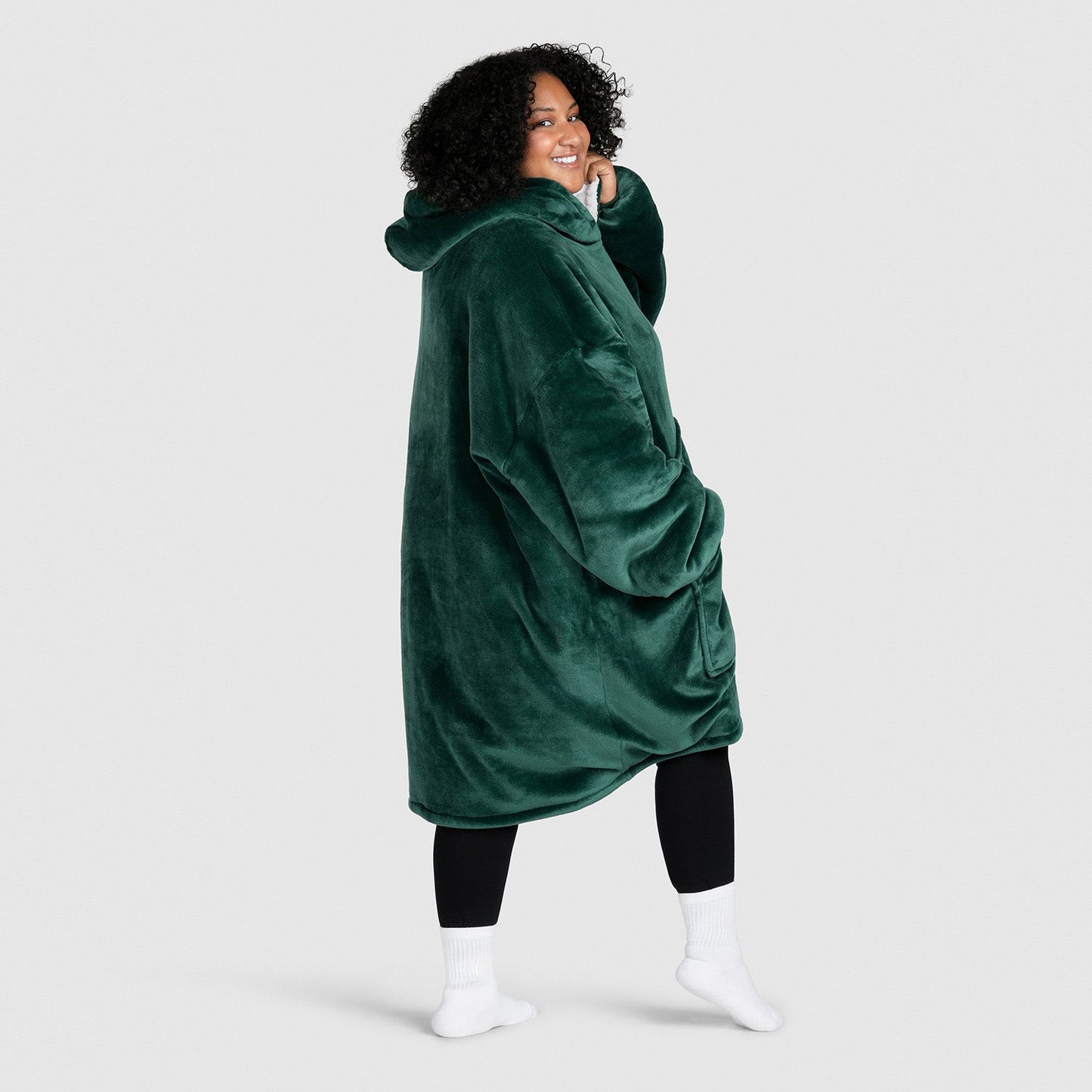 Wearable Blanket JulesRoche Oversized Hoodie Sherpa Fleece