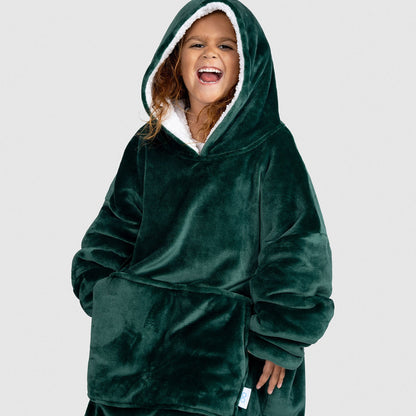 Kids Wearable Blanket JulesRoche Sherpa Fleece Oversized Hood