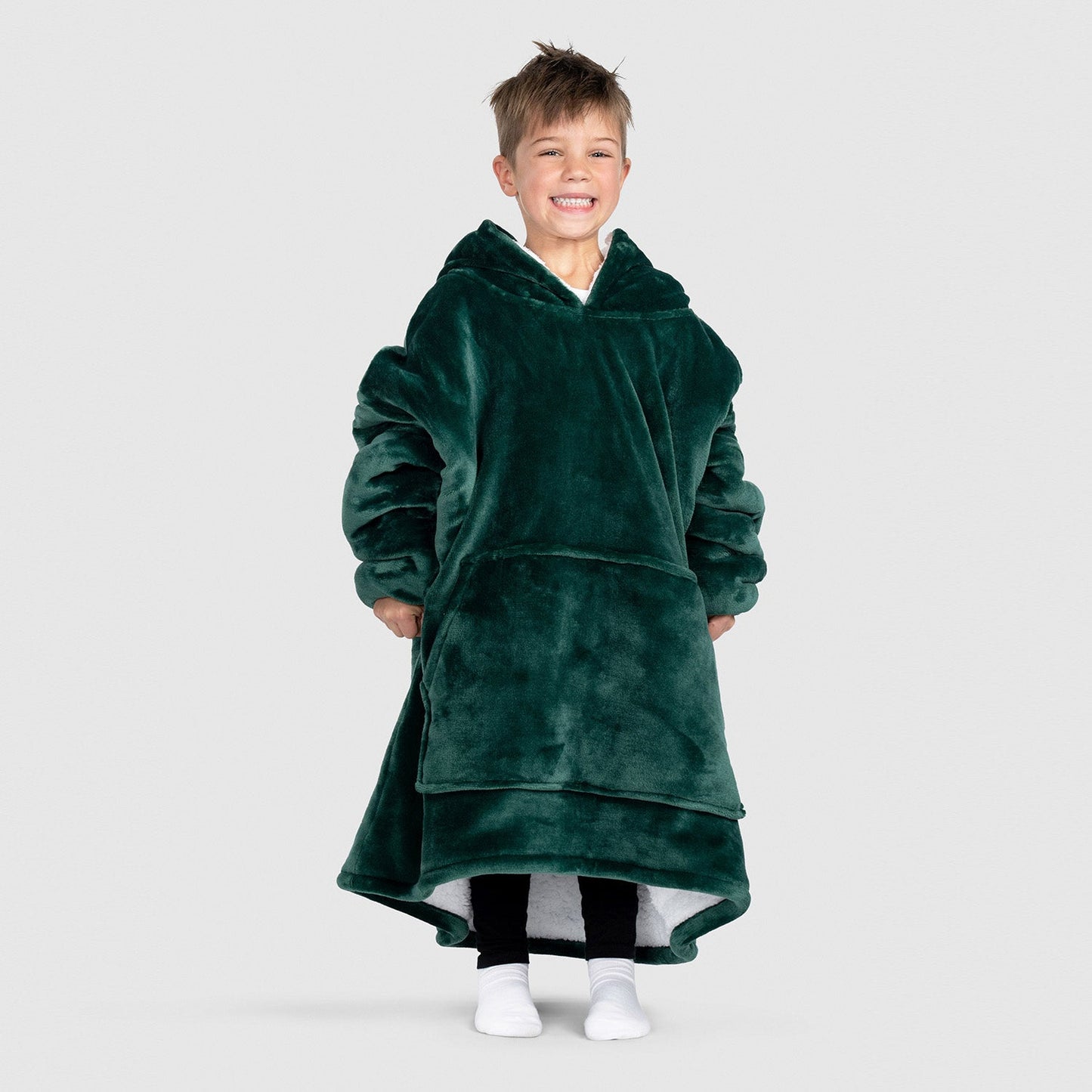 Kids Wearable Blanket JulesRoche Sherpa Fleece Oversized Hood