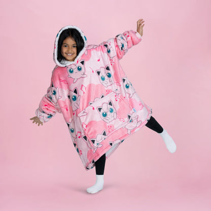 Kids Oodie JulesRoche Sherpa Fleece Hoodie Jigglypuff Original