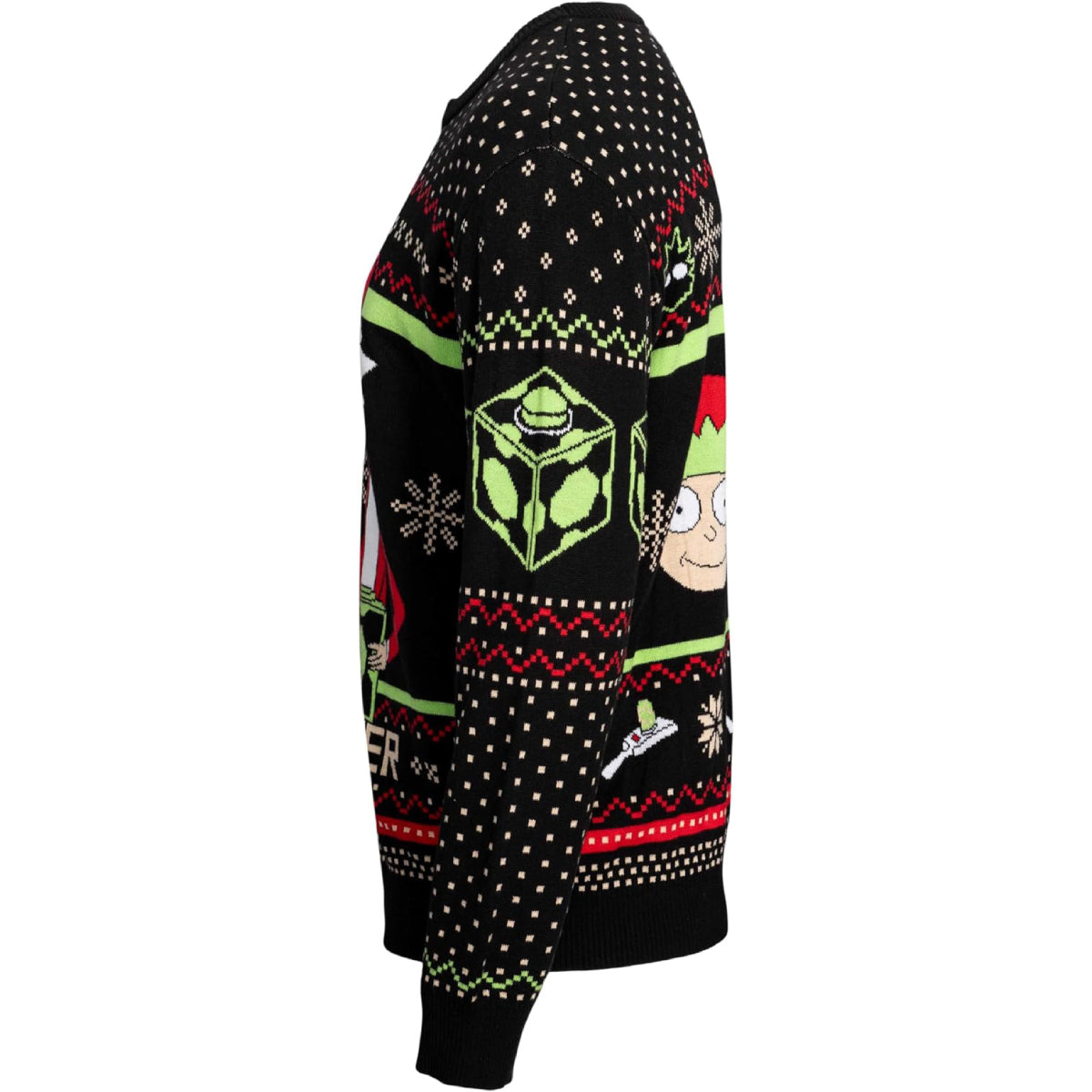 Rick & Morty Ugly Christmas Sweater JulesRoche Warm Festive Design Julesroches