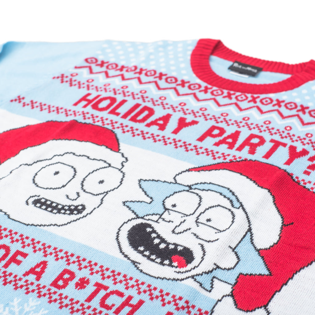 Rick and Morty Women's Ugly Christmas Sweater JulesRoche Julesroches