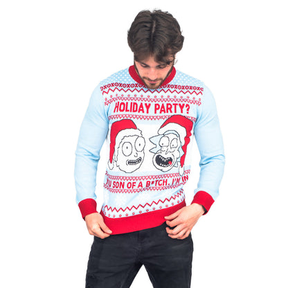 Rick and Morty Women's Ugly Christmas Sweater JulesRoche Julesroches