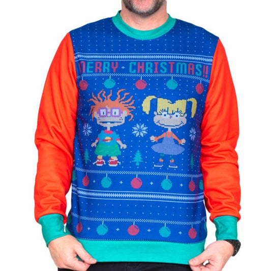 Rugrats Nickelodeon Funny Ugly Christmas Pullover - Adult Unisex Julesroches