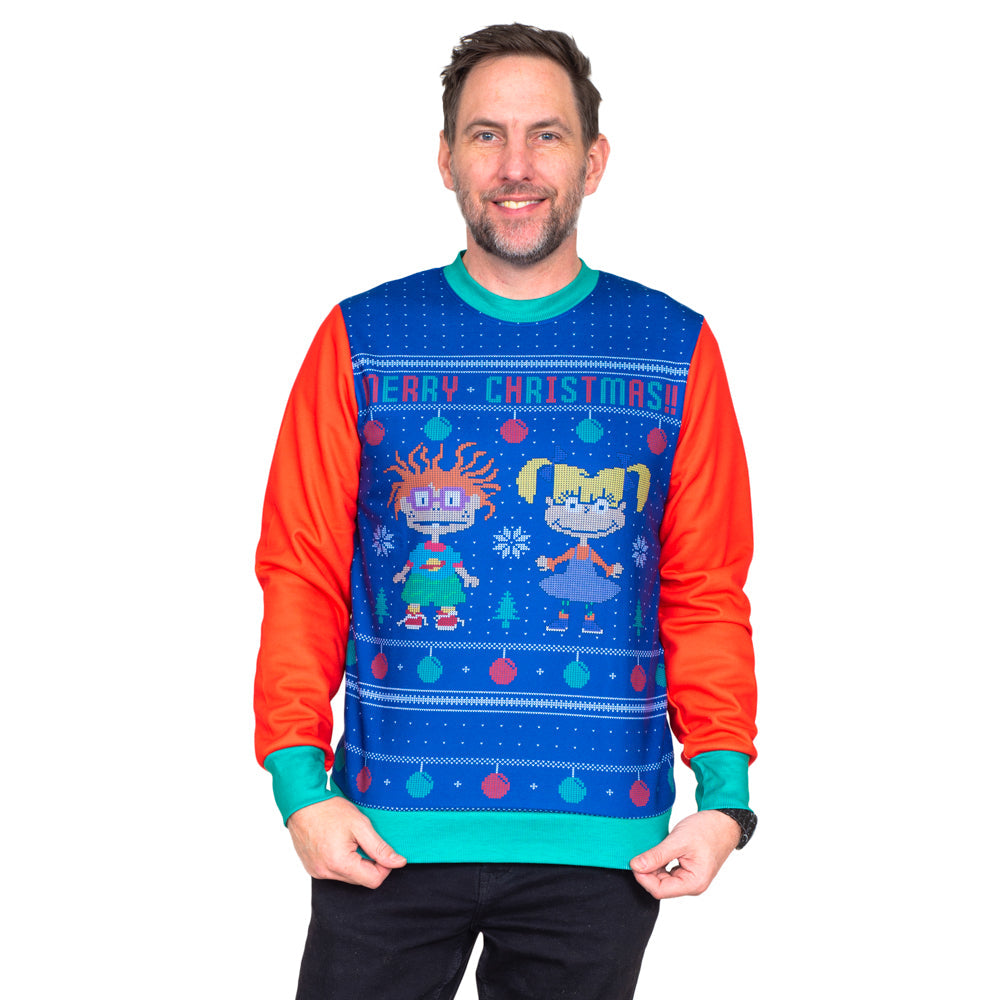 Rugrats Nickelodeon Funny Ugly Christmas Pullover - Adult Unisex Julesroches