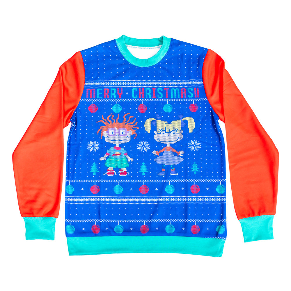 Rugrats Nickelodeon Funny Ugly Christmas Pullover - Adult Unisex Julesroches