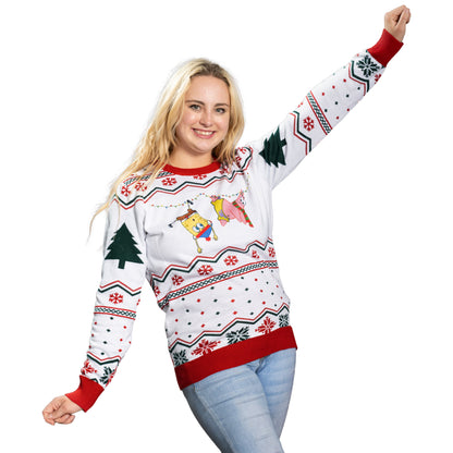 Spongebob Christmas Sweater JulesRoche Light-Up Design 2023 Julesroches