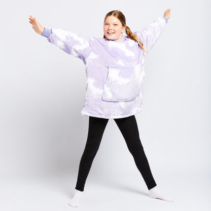 Wearable Blanket Kids Sherpa Fleece Oversized Hoodie - JulesRoche