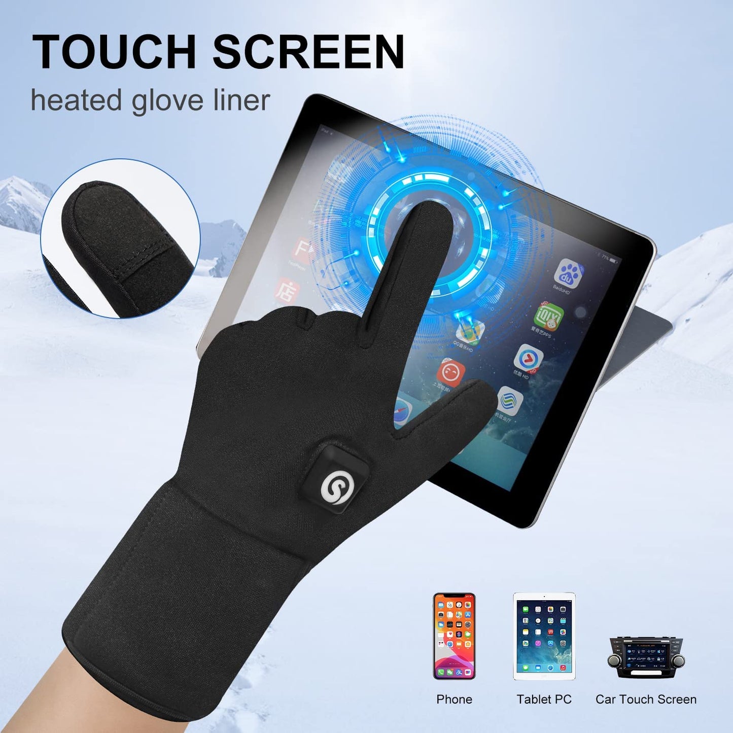 Touchscreen Gloves - Lightweight, Non-Slip Design for Smart Device Use Julesroches