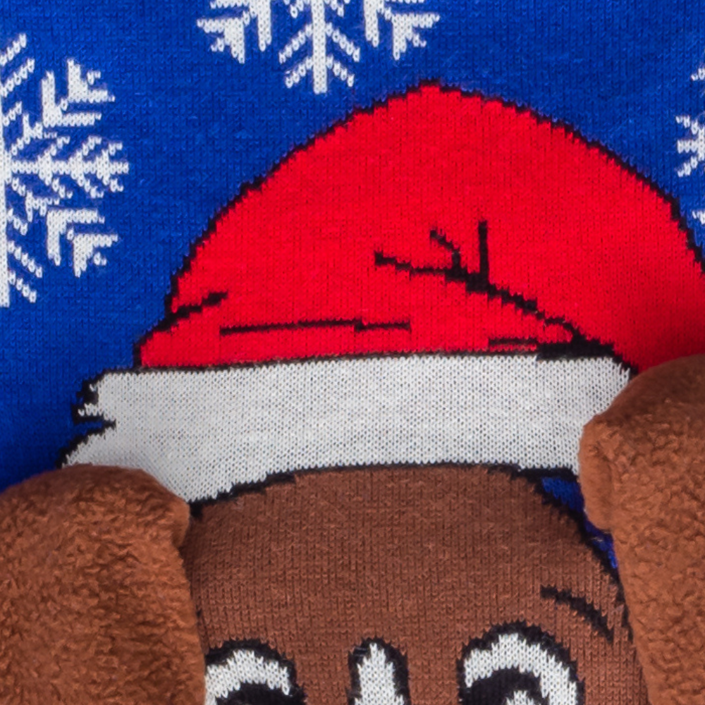 Ugly Christmas Sweater - Animated Puppy Ears for Holiday Fun Julesroches