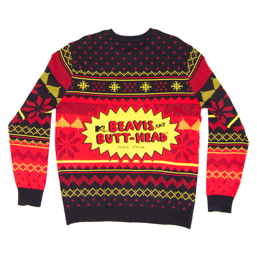 Ugly Christmas Sweater - Beavis and Butthead Design for Holiday Fun Julesroches