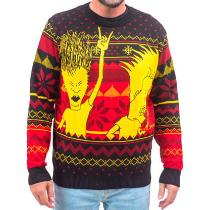 Ugly Christmas Sweater - Beavis and Butthead Design for Holiday Fun Julesroches