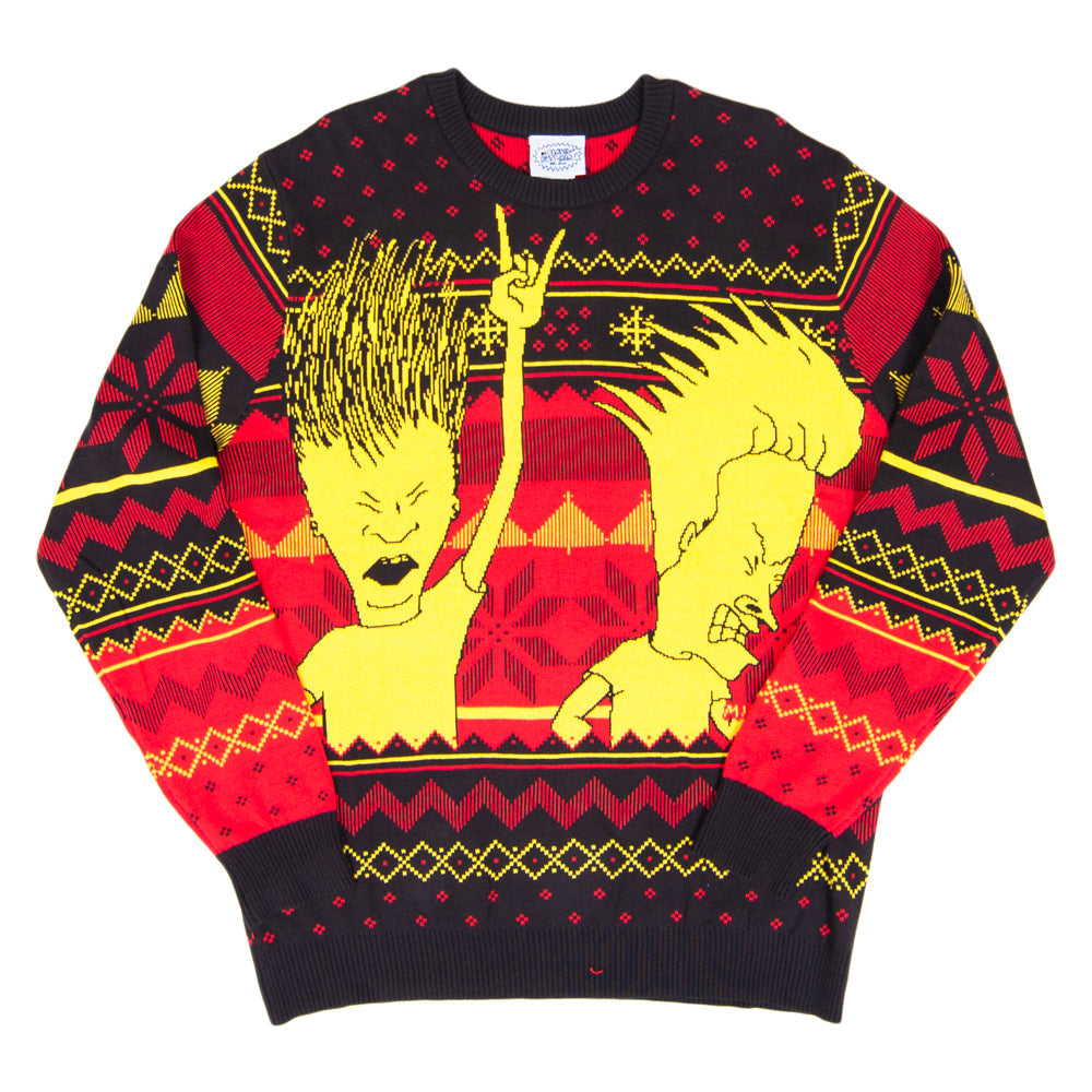 Ugly Christmas Sweater - Beavis and Butthead Design for Holiday Fun Julesroches