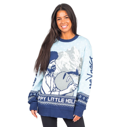 Ugly Christmas Sweater - Bob Ross Design for Holiday Parties Julesroches