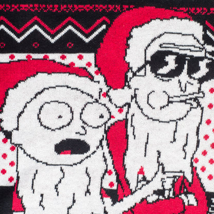 Ugly Christmas Sweater - Hilarious Rick & Morty Design for Fun Holiday Spirit Julesroches