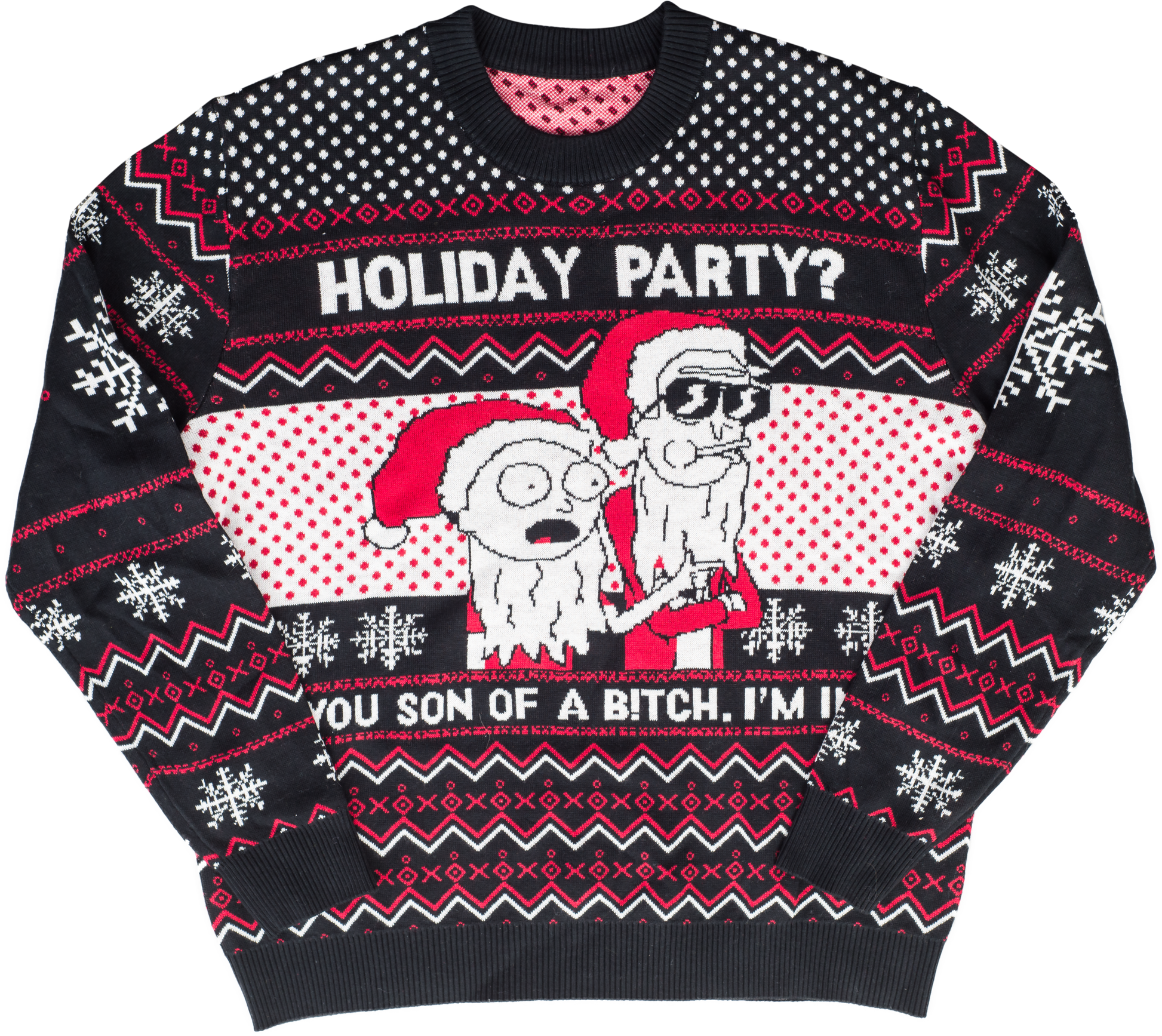 Ugly Christmas Sweater - Hilarious Rick & Morty Design for Fun Holiday Spirit Julesroches