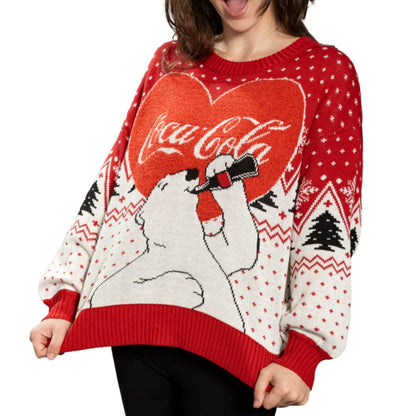 Ugly Christmas Sweater - Iconic Coca Cola Polar Bear for Festive Gatherings Julesroches