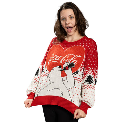 Ugly Christmas Sweater - Iconic Coca Cola Polar Bear for Festive Gatherings Julesroches