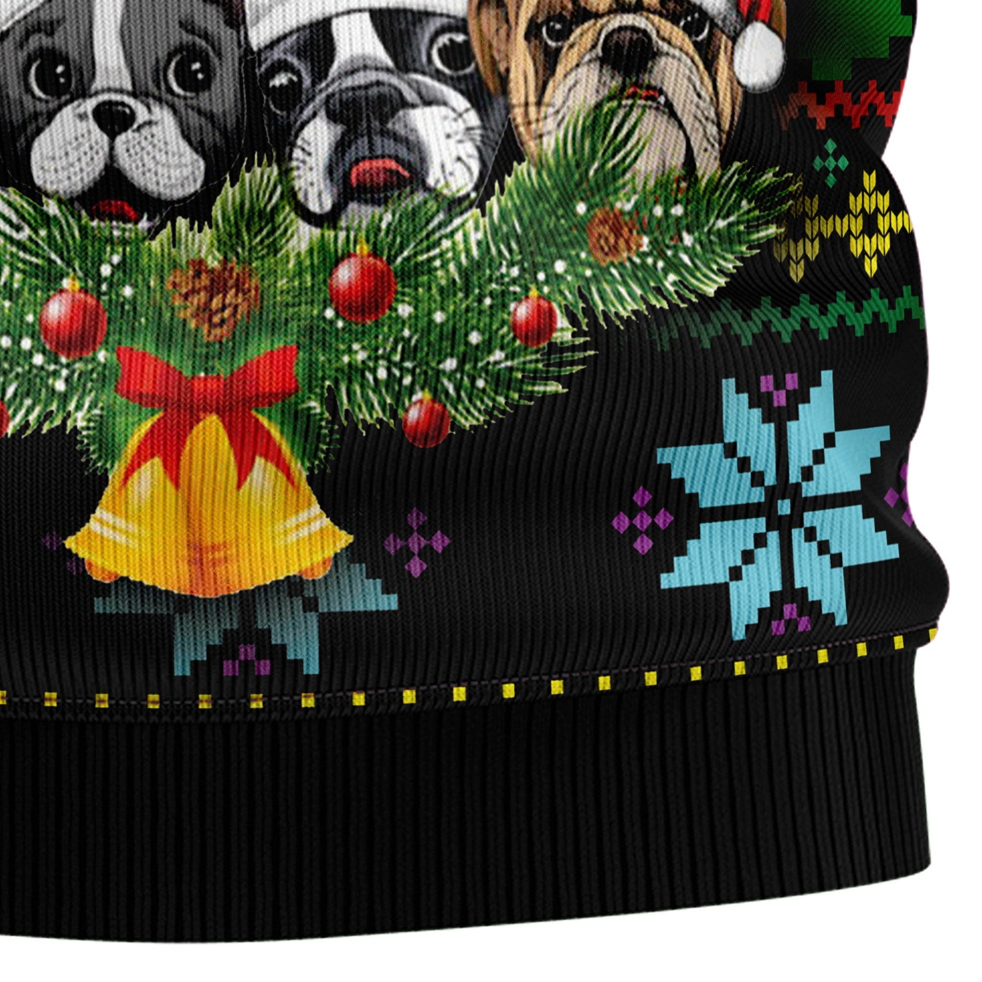 Ugly Christmas Sweater JulesRoche 60% Cotton All-Over Print Julesroches