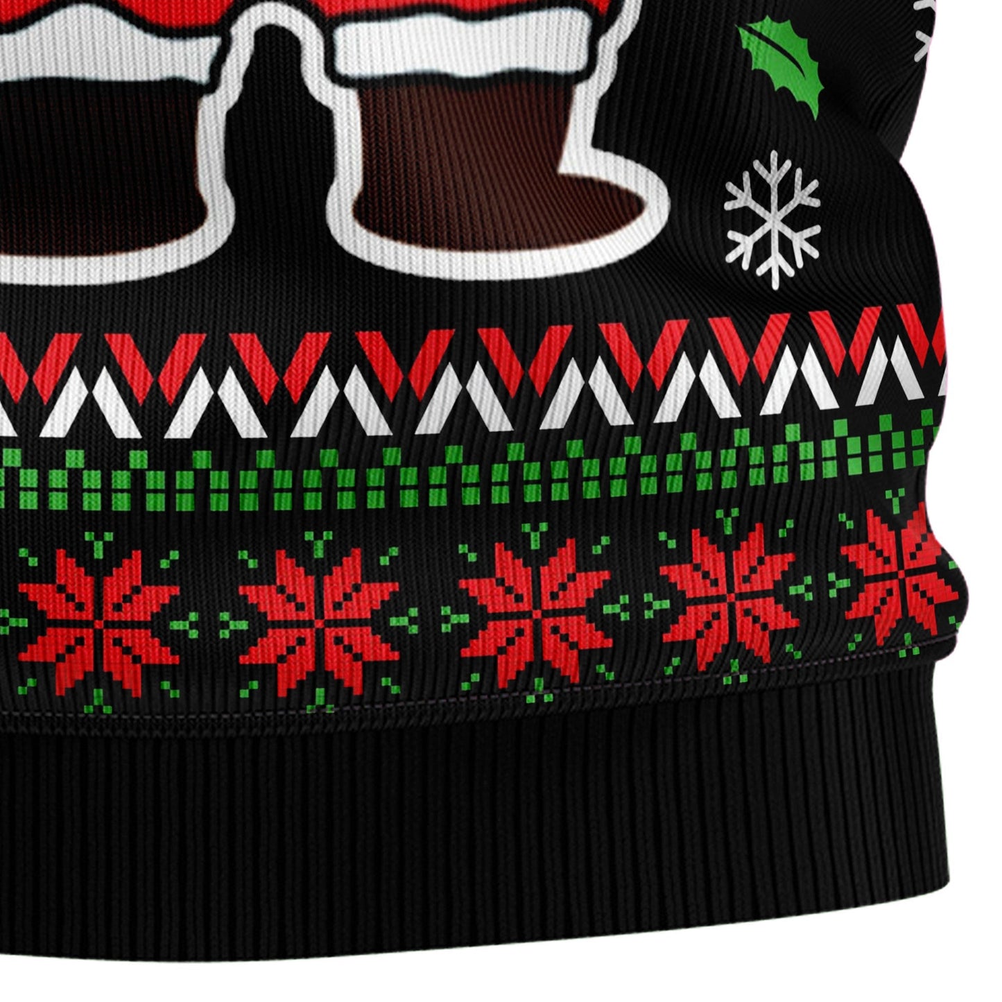 Ugly Christmas Sweater JulesRoche All-Over-Print Cotton Blend Julesroches