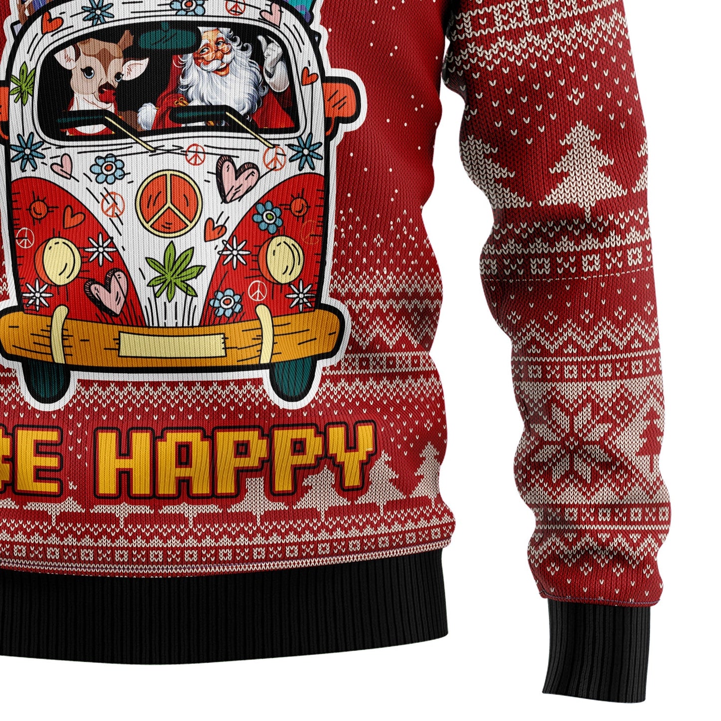 Ugly Christmas Sweater JulesRoche All-Over Print Cotton Blend Julesroches