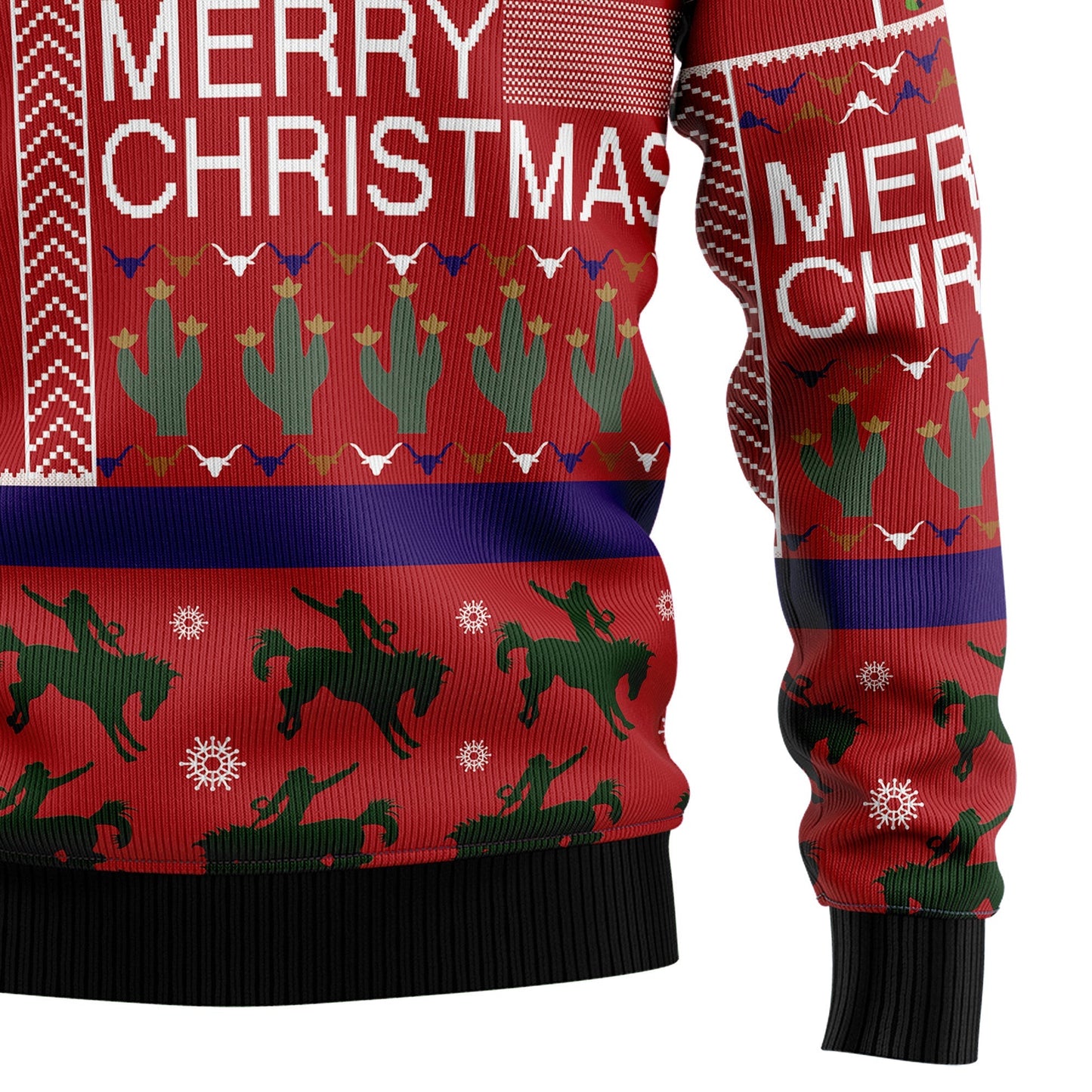 Ugly Christmas Sweater JulesRoche All-Over-Print Cotton Blend Julesroches