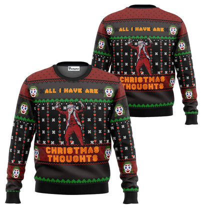 Ugly Christmas Sweater JulesRoche | All-Over Print Cotton Blend Julesroches