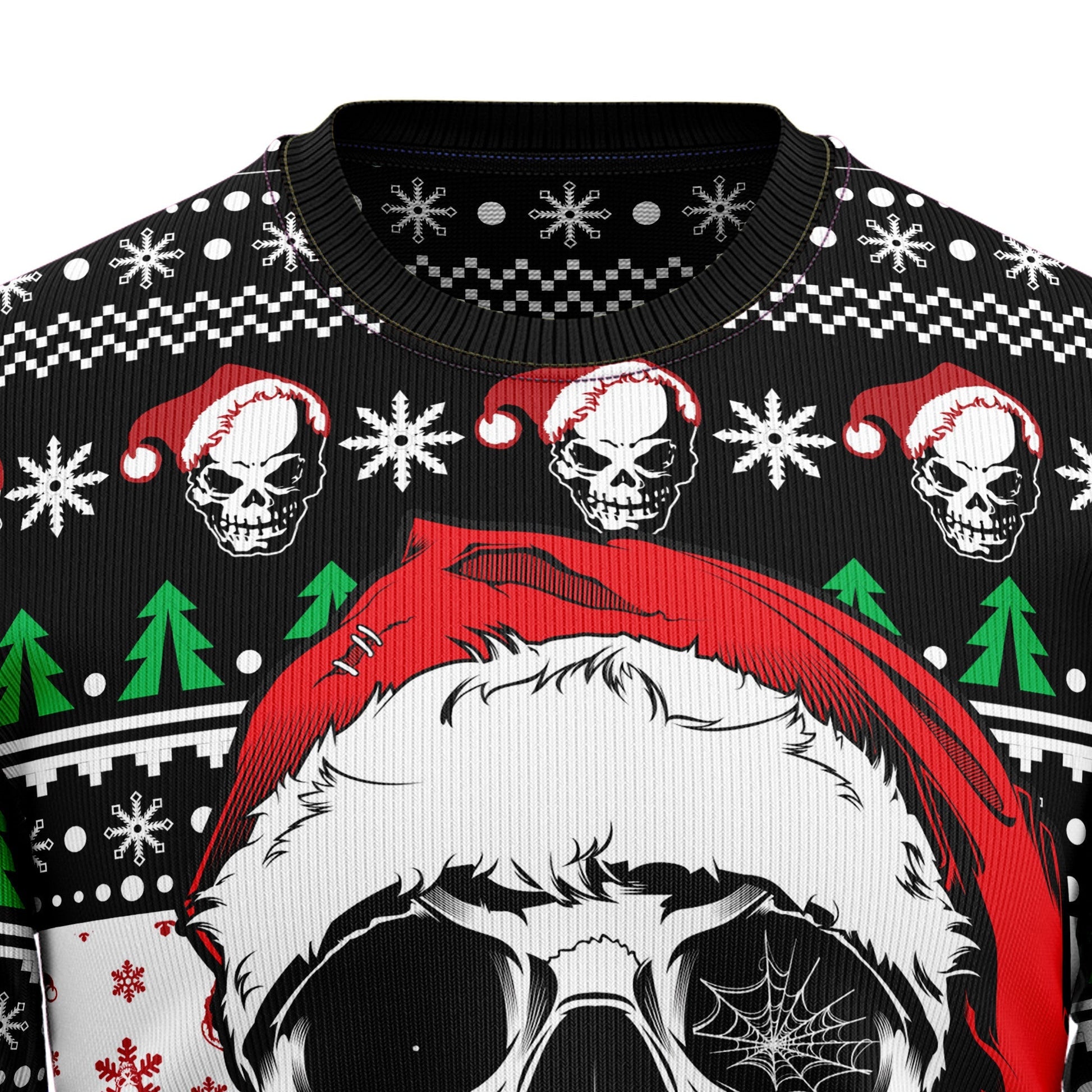 Ugly Christmas Sweater JulesRoche All-Over Print, Cotton-Spandex Julesroches