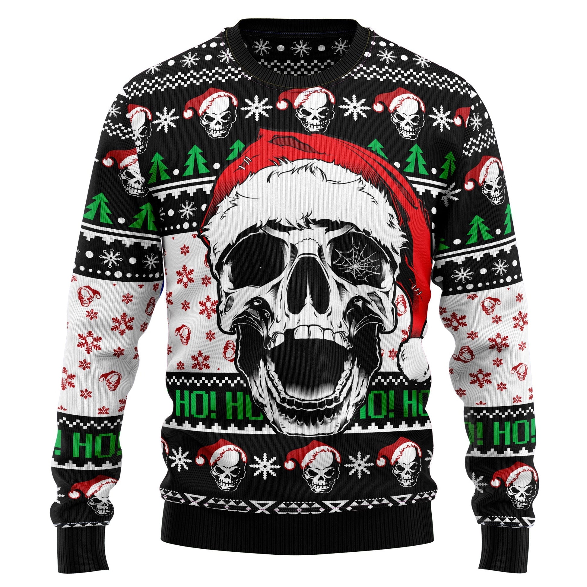 Ugly Christmas Sweater JulesRoche All-Over Print, Cotton-Spandex Julesroches